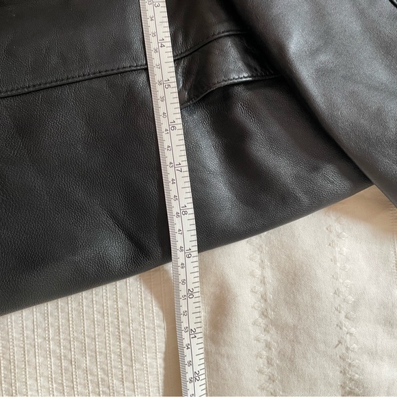 Black leather trench coat Aldo - Picture 11 of 14